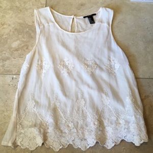 White Short Sleeves Blouse